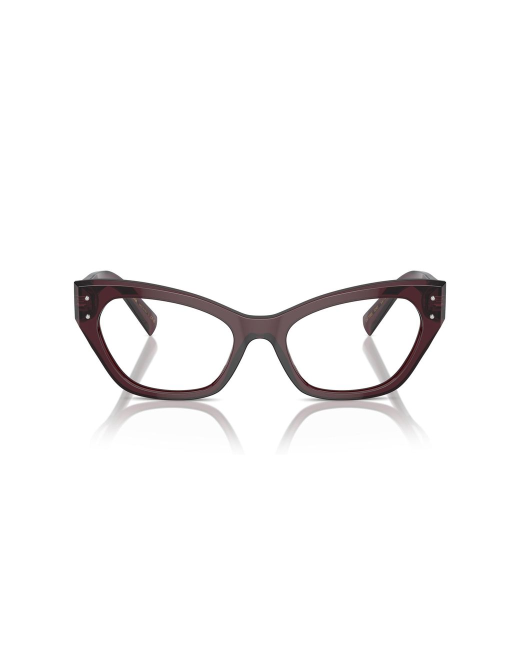 Dolce & Gabbana Black Dg3385 3045 Optical Frames Acetate Transparent Cat Eye Normal