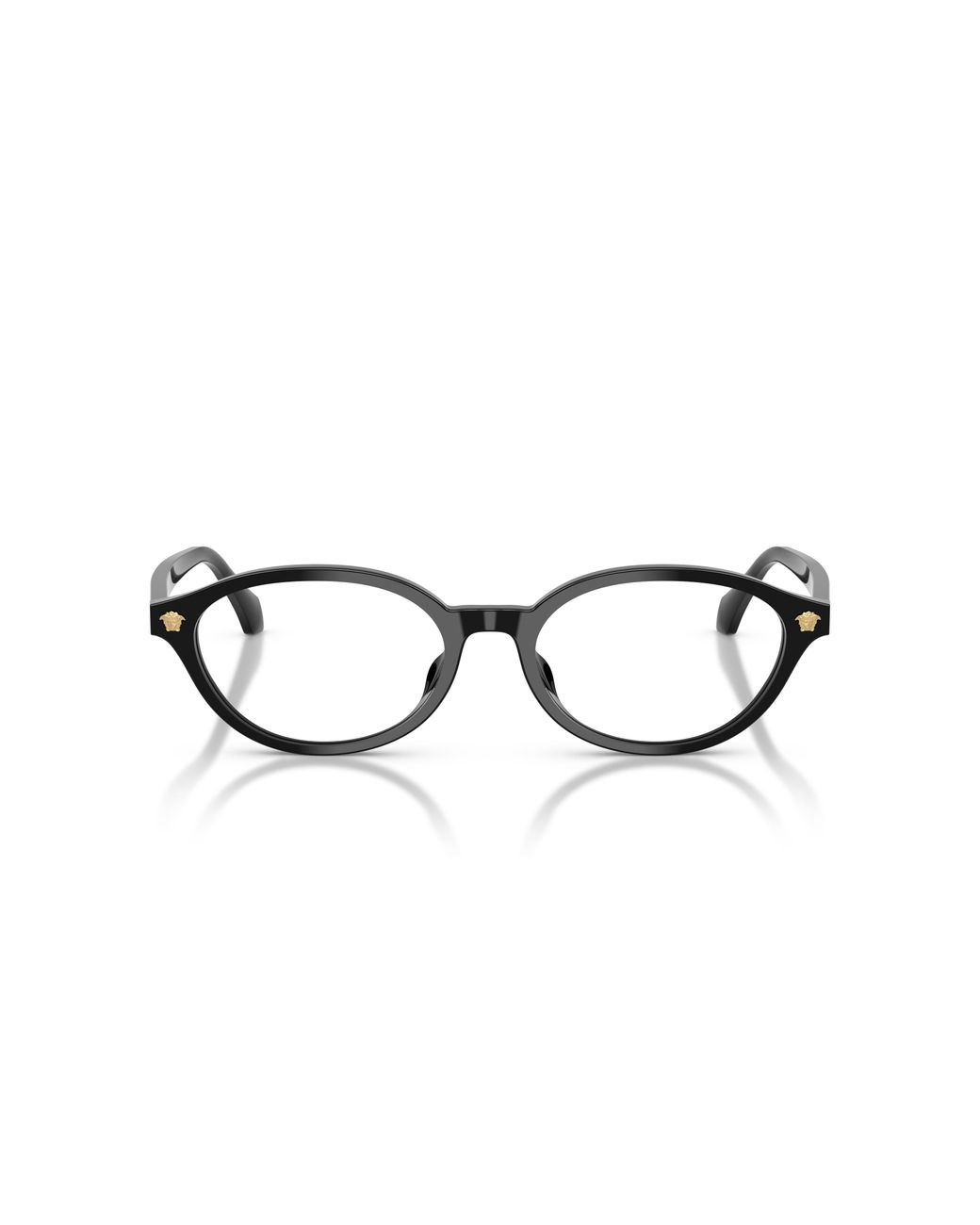 Versace Black Ve3393D Gb1 Optical Frames Acetate Transparent Round Normal