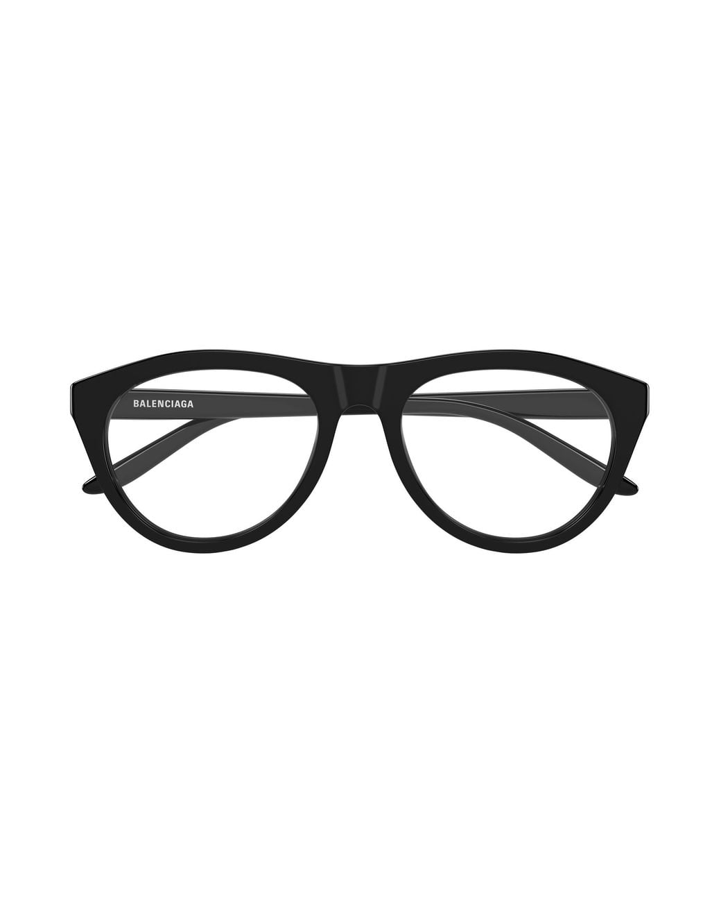 Balenciaga Black Bb0533O 001 Montature Da Vista Acetato Trasparente Pilot