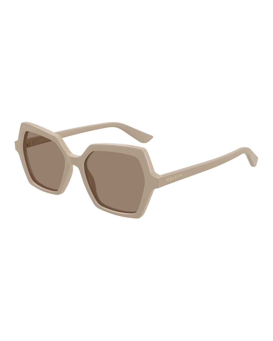 McQueen Black Am0537S 003 Sunglasses Acetate Geometric