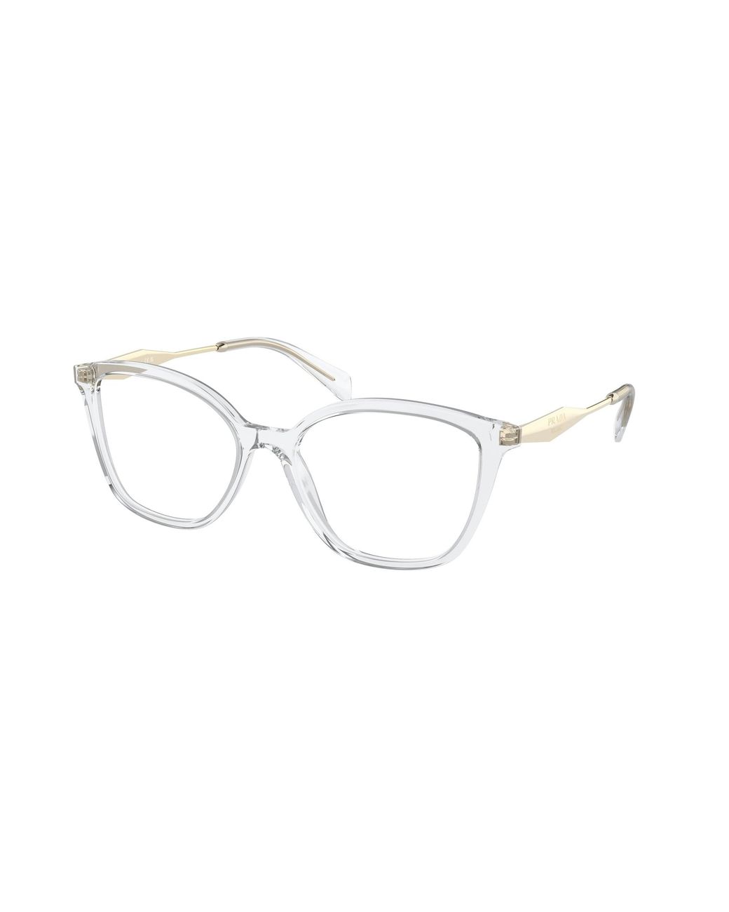 Prada Black Pr 02Zv 2Az1O1 Optical Frames Acetate Butterfly Normal