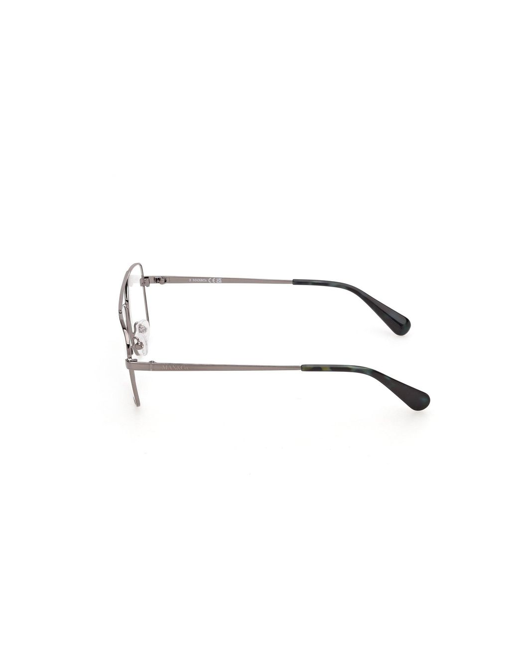 MAX&Co. Black Mo5236 12 Optical Frames Metal Squared Normal