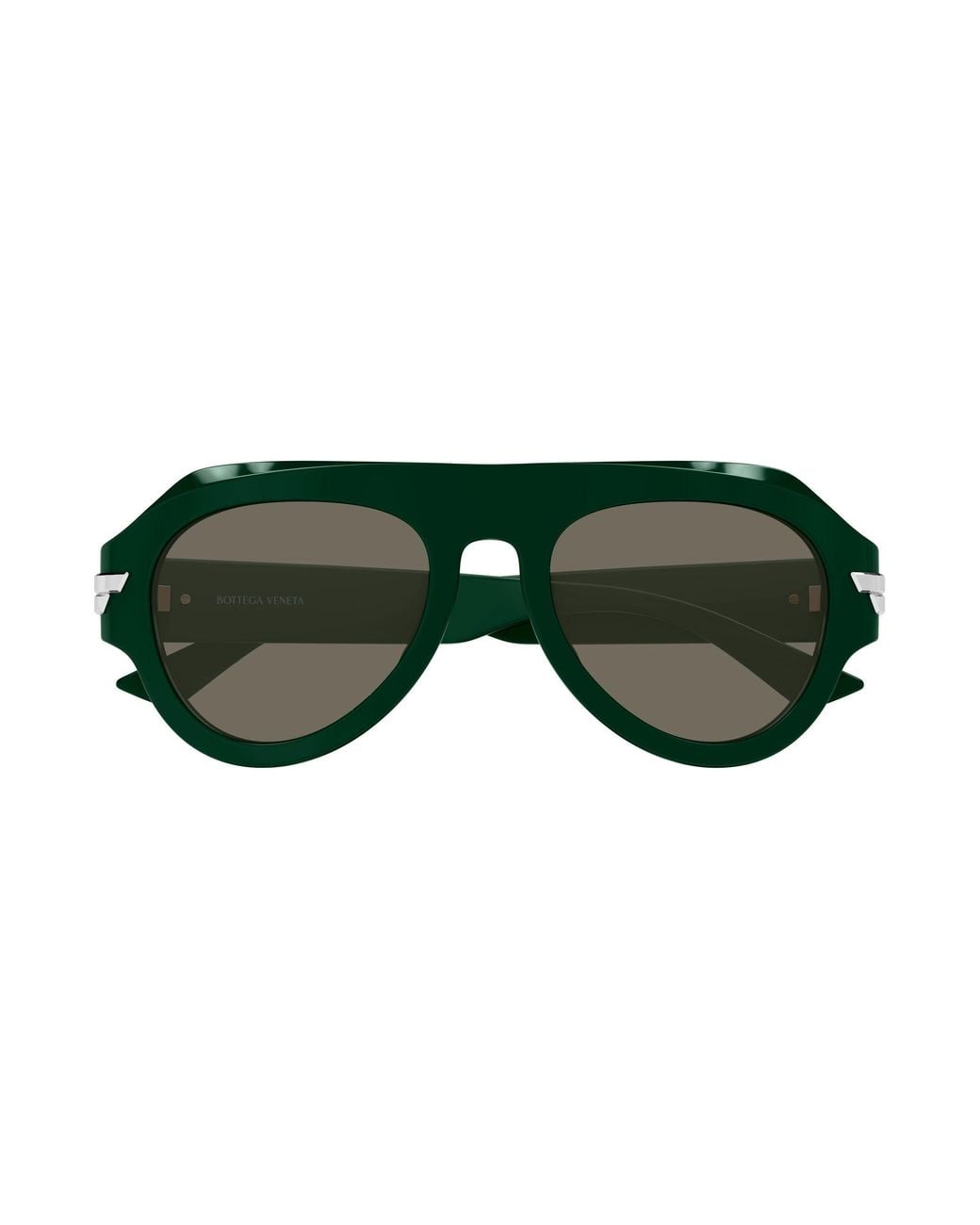 Bottega Veneta Green Bv1488S 005 Sunglasses Acetate Pilot