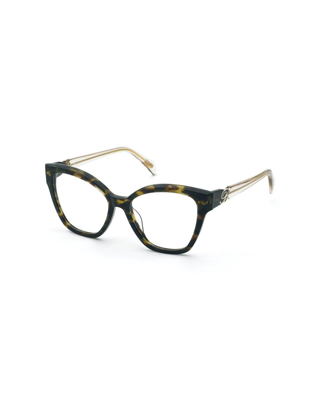 Blumarine Black Vbm884 0U30 Optical Frames Acetate Butterfly