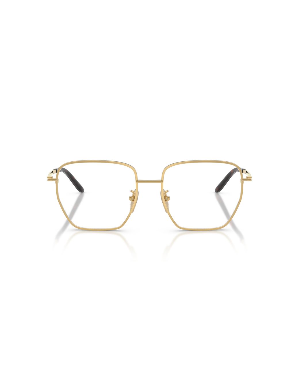 Prada Black Pr C51Vd 7Oe1O1 Optical Frames Metal Squared Normal