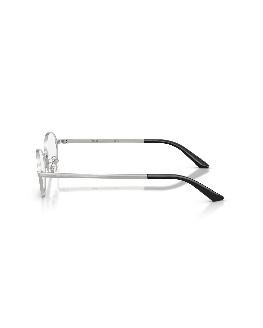 Versace Black Ve1325D 1526 Optical Frames Metal Transparent Round Normal