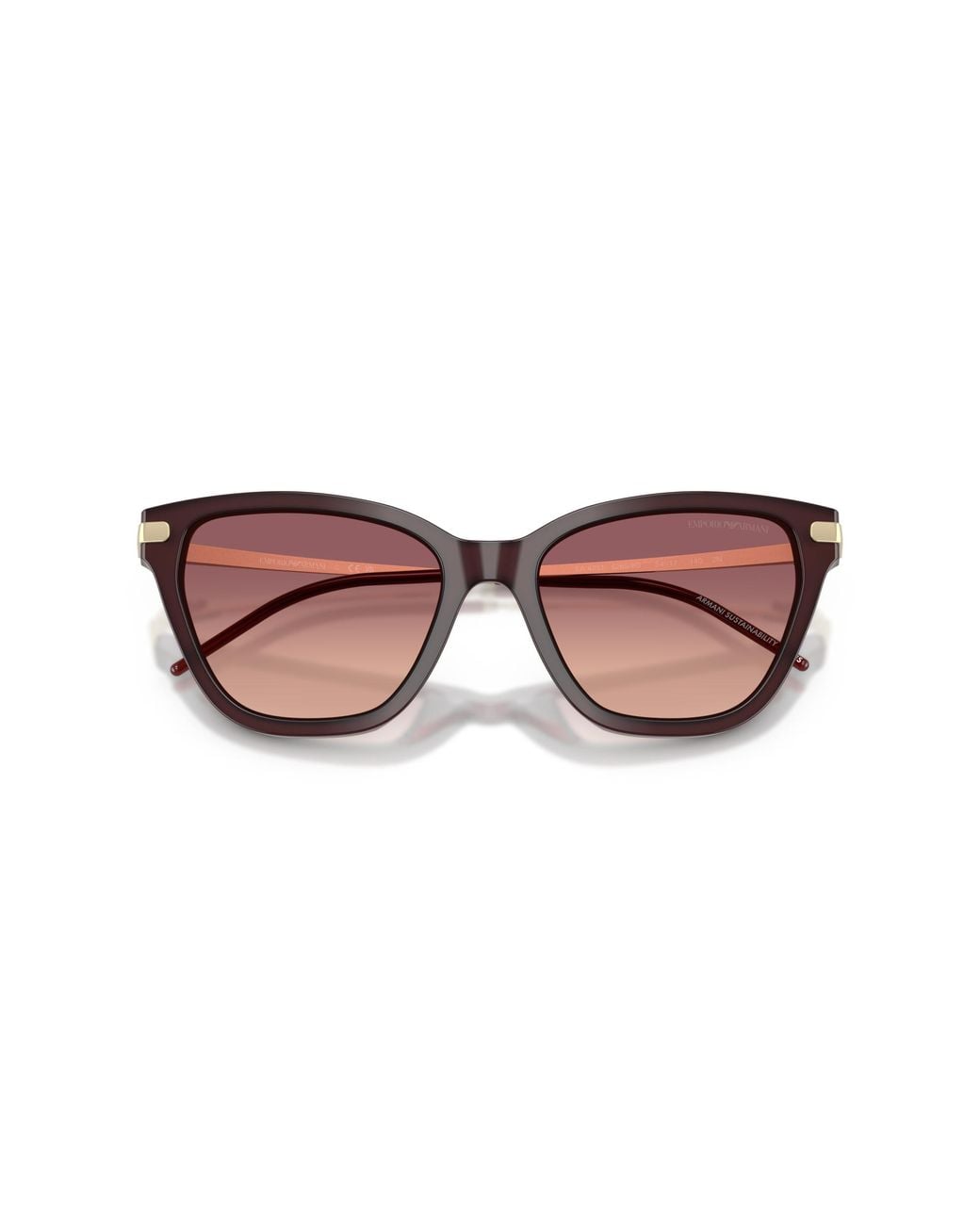 Emporio Armani Black Ea4251 62658D Sunglasses Acetate Cat Eye Normal Shaded