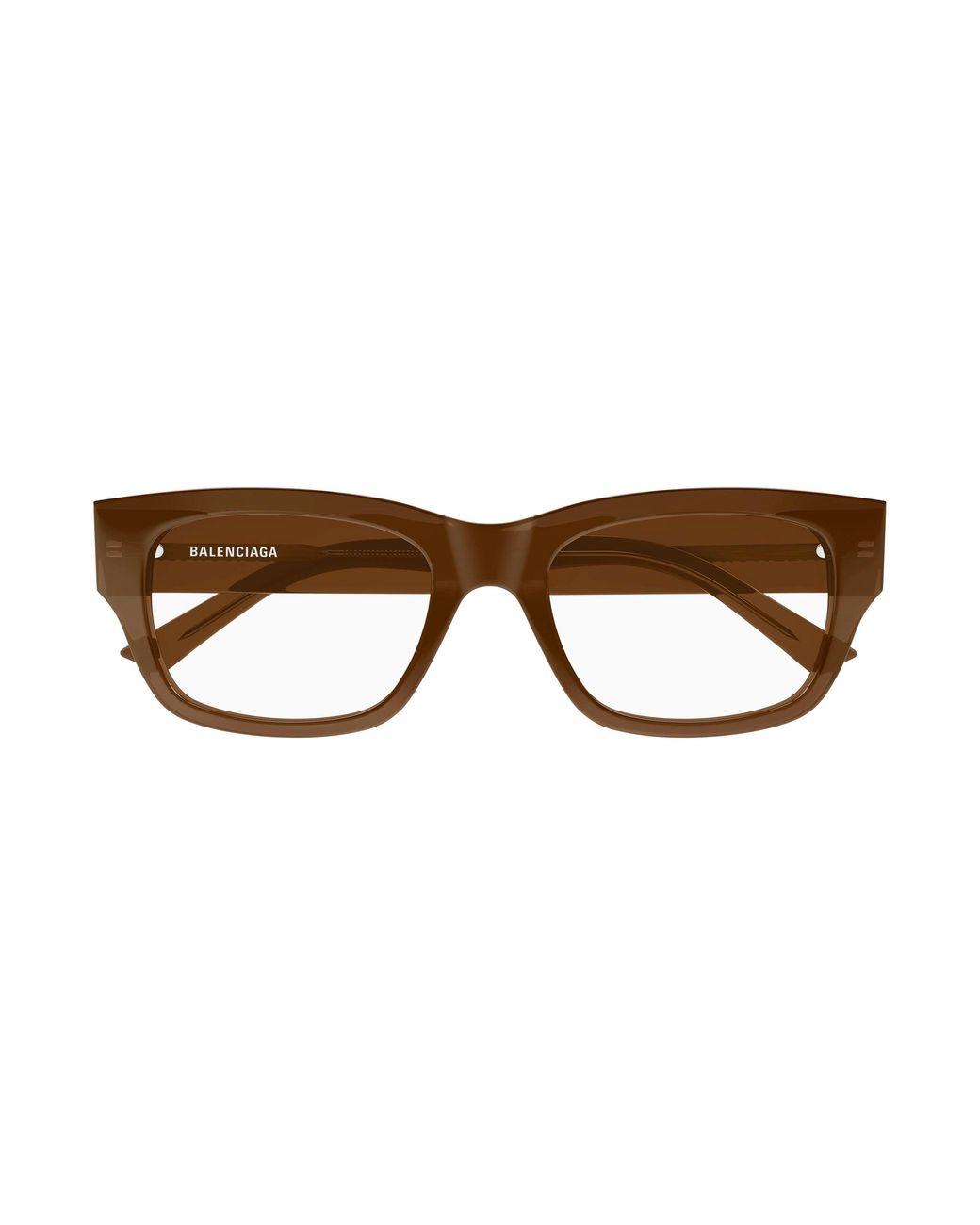 Balenciaga Black Bb0450O 005 Optical Frames Acetate Transparent Squared for men