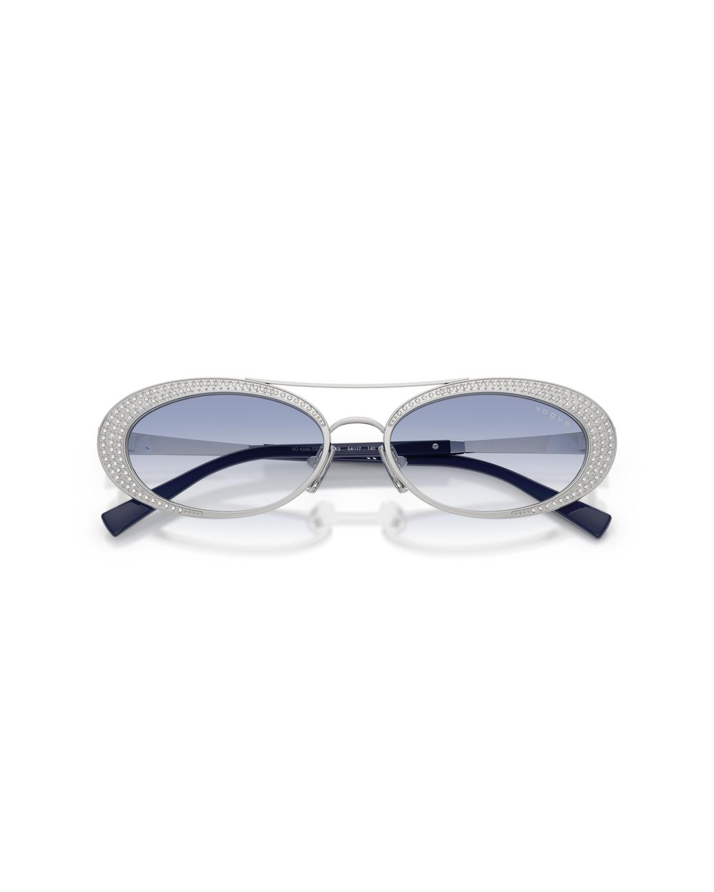 Vogue Eyewear Black Vo4348Sb 323/19 Sunglasses Metal Round Normal Nuanced