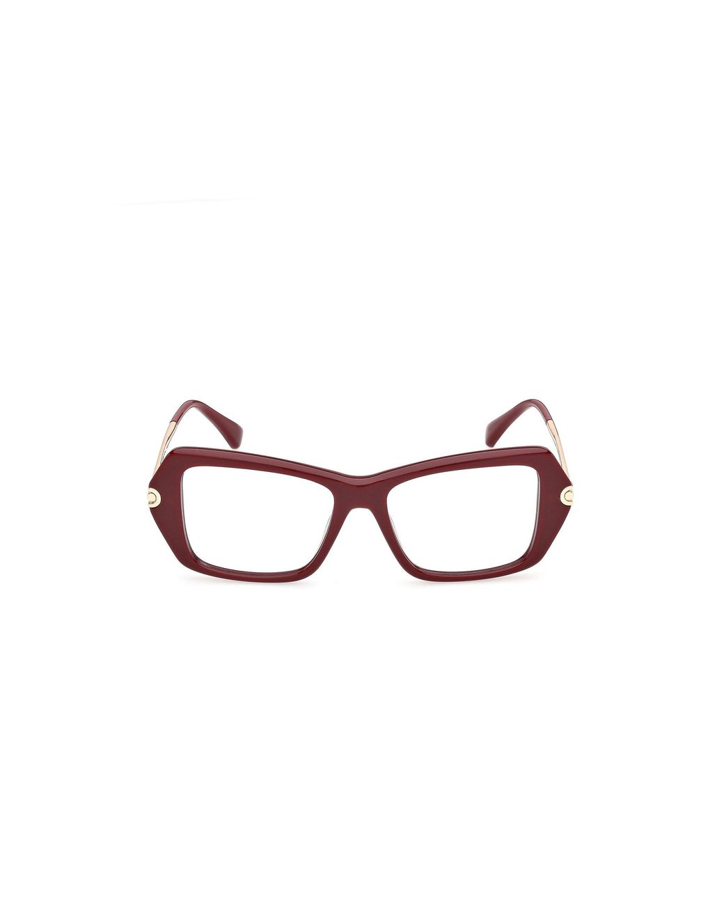 Max Mara Black Mm5255 69 Optical Frames Acetate Squared Normal