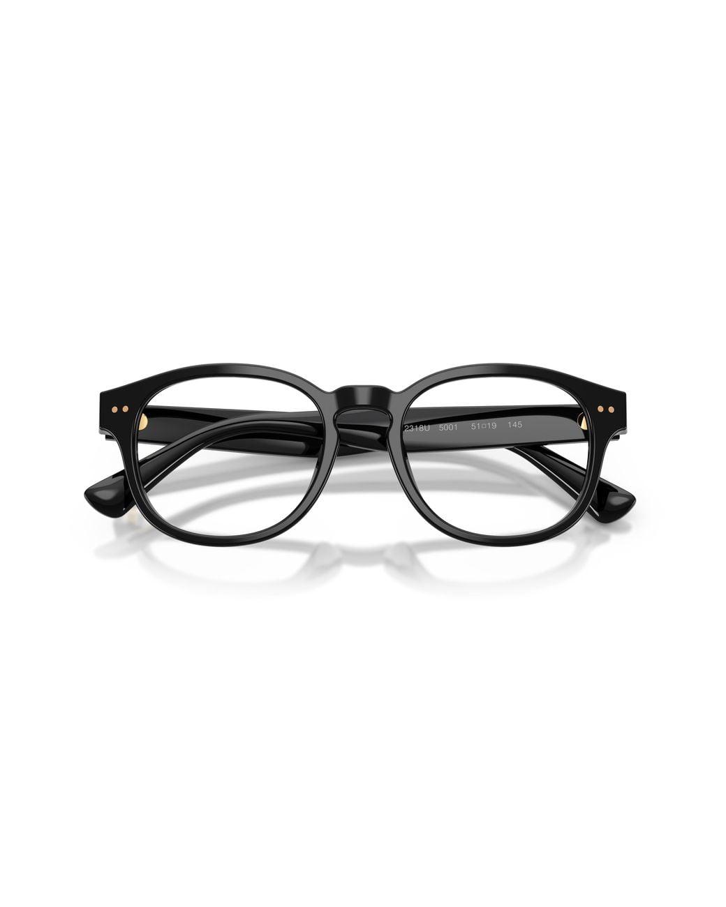 Polo Ralph Lauren Black Ph2318U 5001 Optical Frames Acetate Transparent Pantos Normal for men