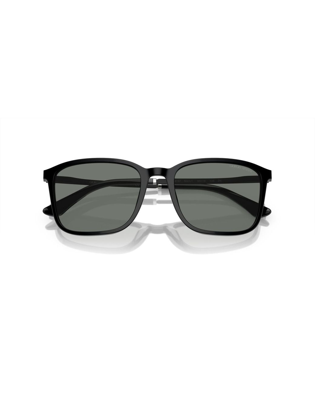 Giorgio Armani Black Ar8197 5001/1 Sunglasses Acetate Squared Normal for men