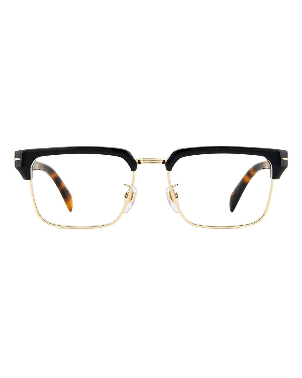 David Beckham Black Db 7112 Xwy Optical Frames Metal Squared for men