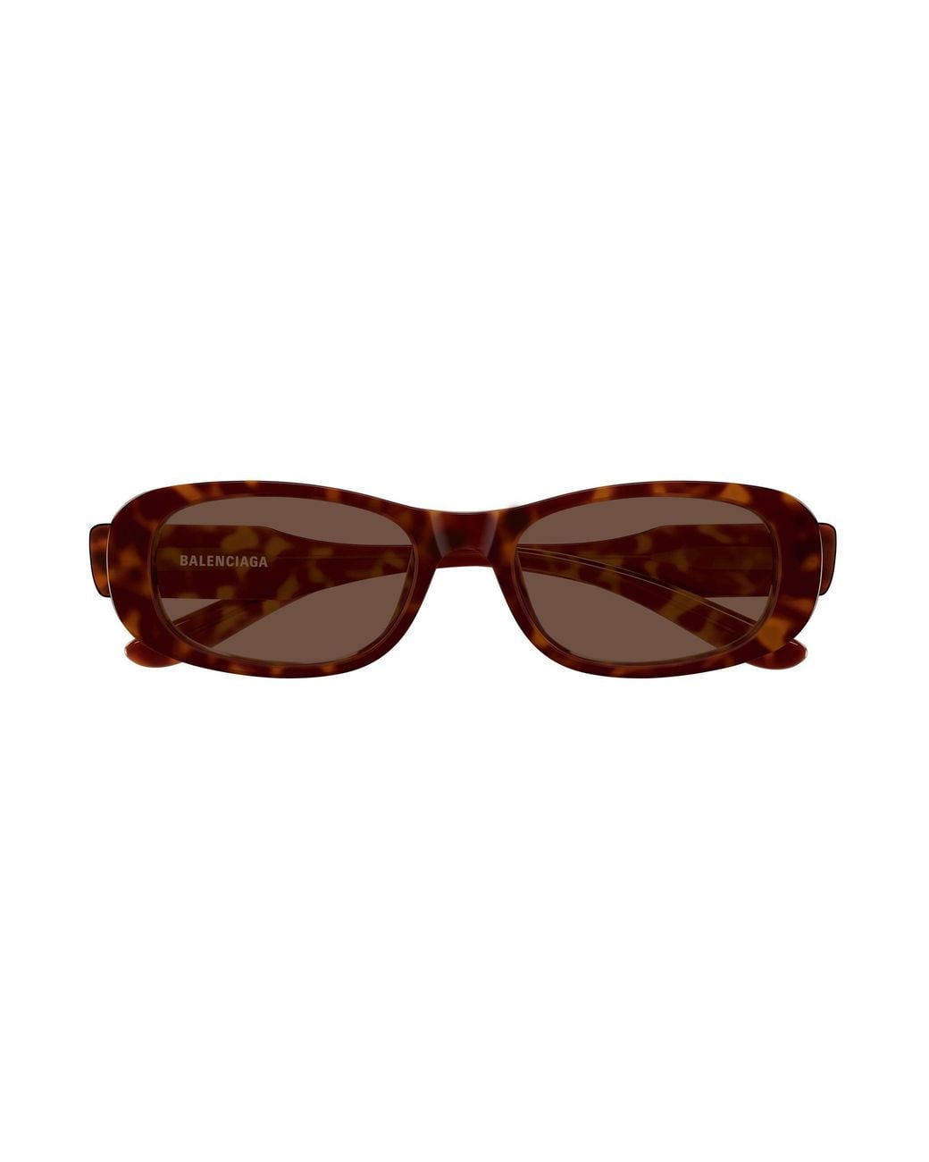 Balenciaga Black Bb0511Sk 002 Occhiali Da Sole Acetato Marrone Squadrata