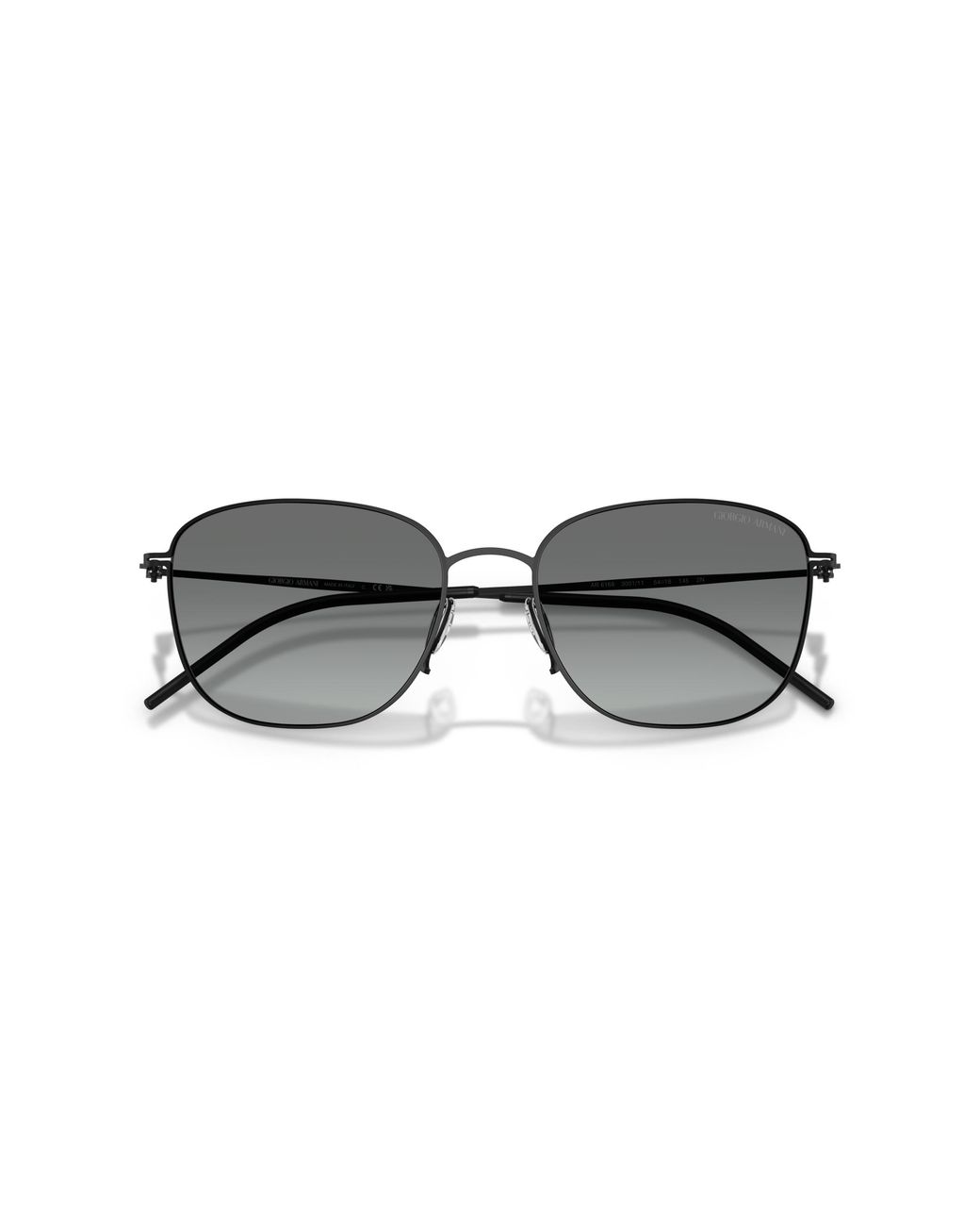 Giorgio Armani Black Ar6168 300111 Sunglasses Metal Pillow Normal Shaded for men