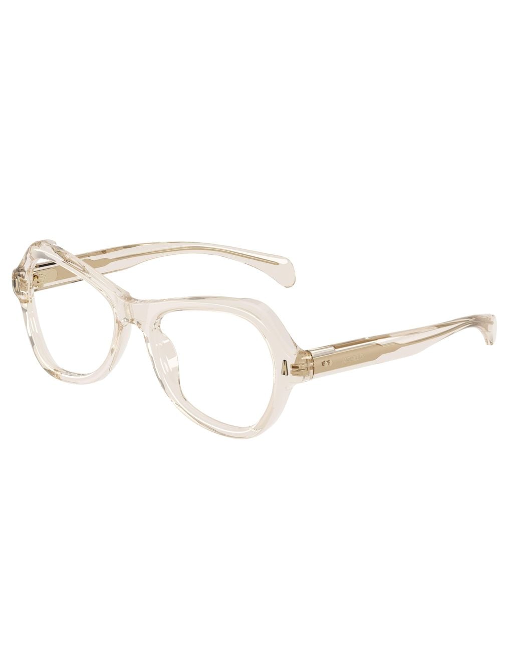 Moncler Black Me2038U Elegra 3003 Optical Frames Acetate Transparent Butterfly Normal