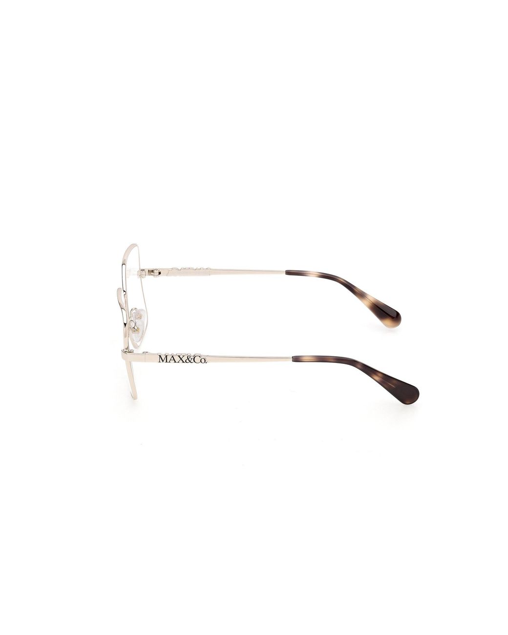 MAX&Co. Black Mo5233 32 Optical Frames Metal Squared Normal