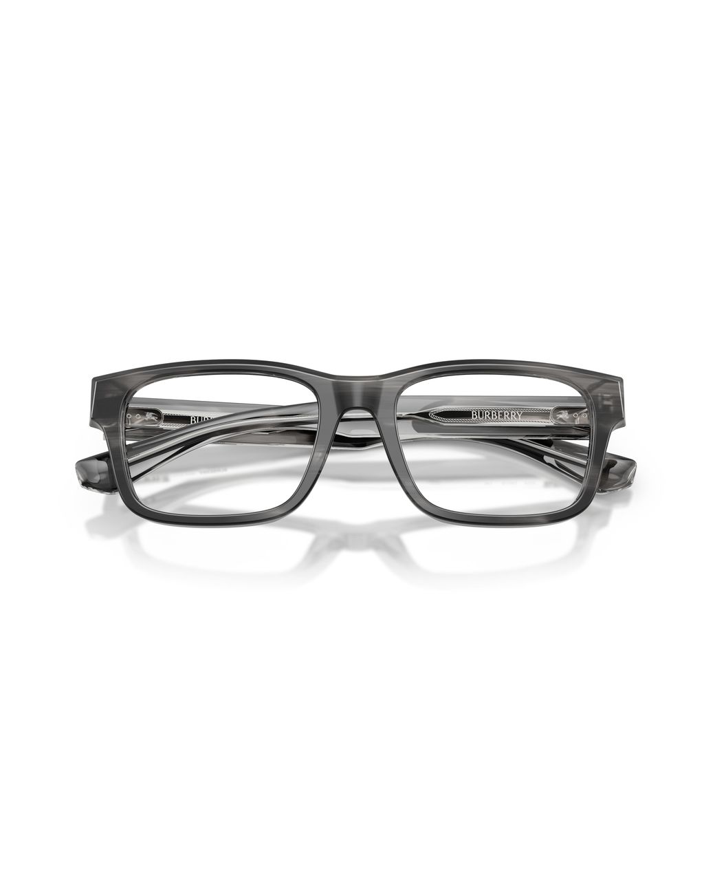 Burberry Black Be2469 4254 Optical Frames Acetate Transparent Squared Normal for men