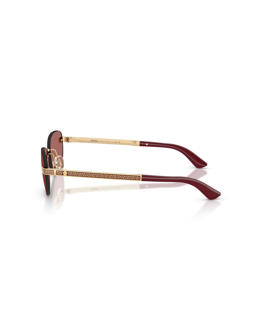 Versace Black Ve2307 152369 Sunglasses Metal Round Normal