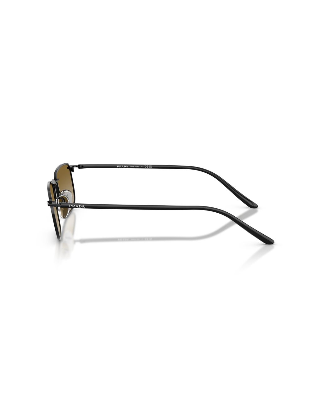 Prada Black Pr D52S 1Ab20U Sunglasses Metal Pillow Normal Nuanced for men