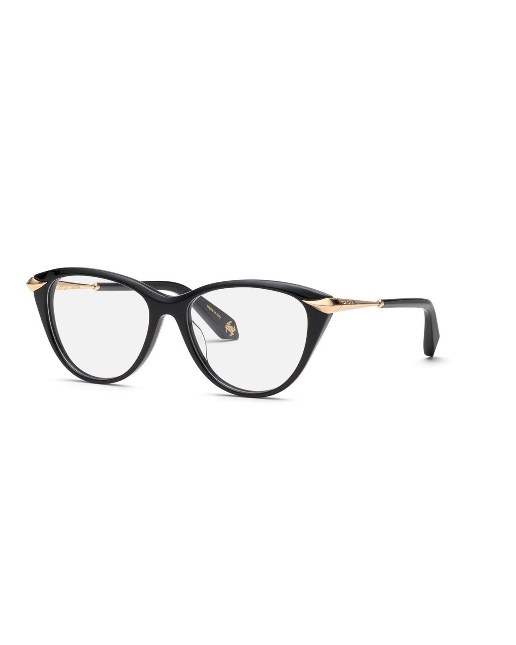 Roberto Cavalli Black Vrc143M 700 Optical Frames Acetate Butterfly
