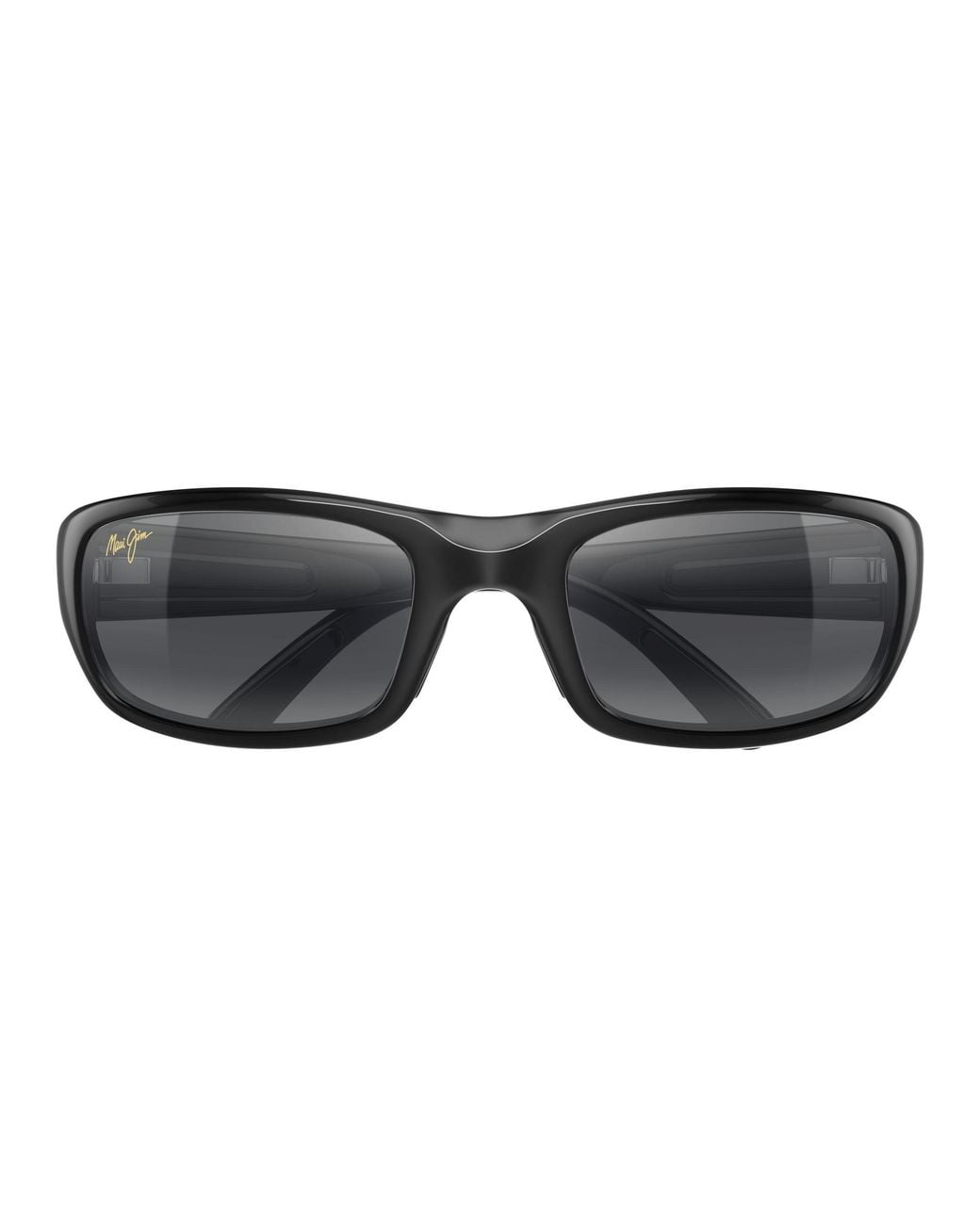 Maui Jim Black Mj0103S 001 Occhiali Da Sole Iniettato Grigio Squadrata