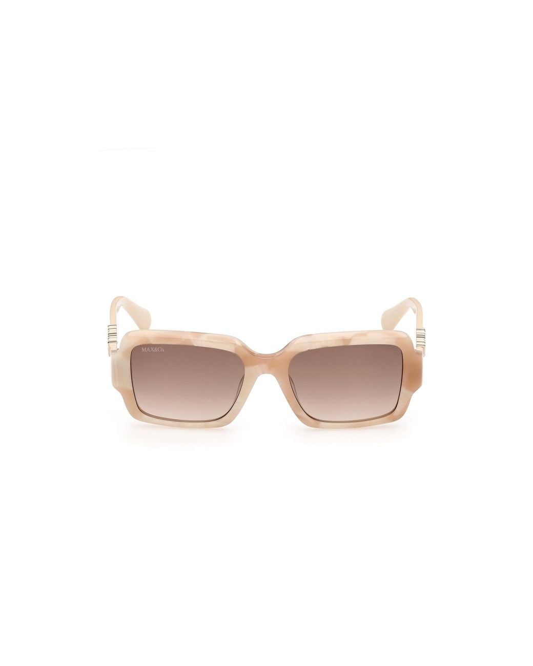 MAX&Co. Black Mo0168 59F Sunglasses Acetate Squared Normal