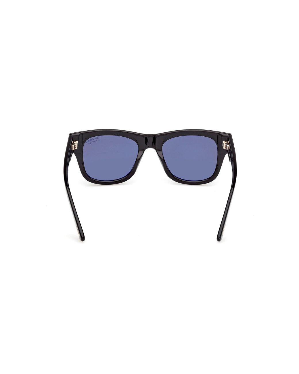 Tom Ford Black Ft1304 Finn-02 01D Sunglasses Acetate Smoke Squared Polarized for men