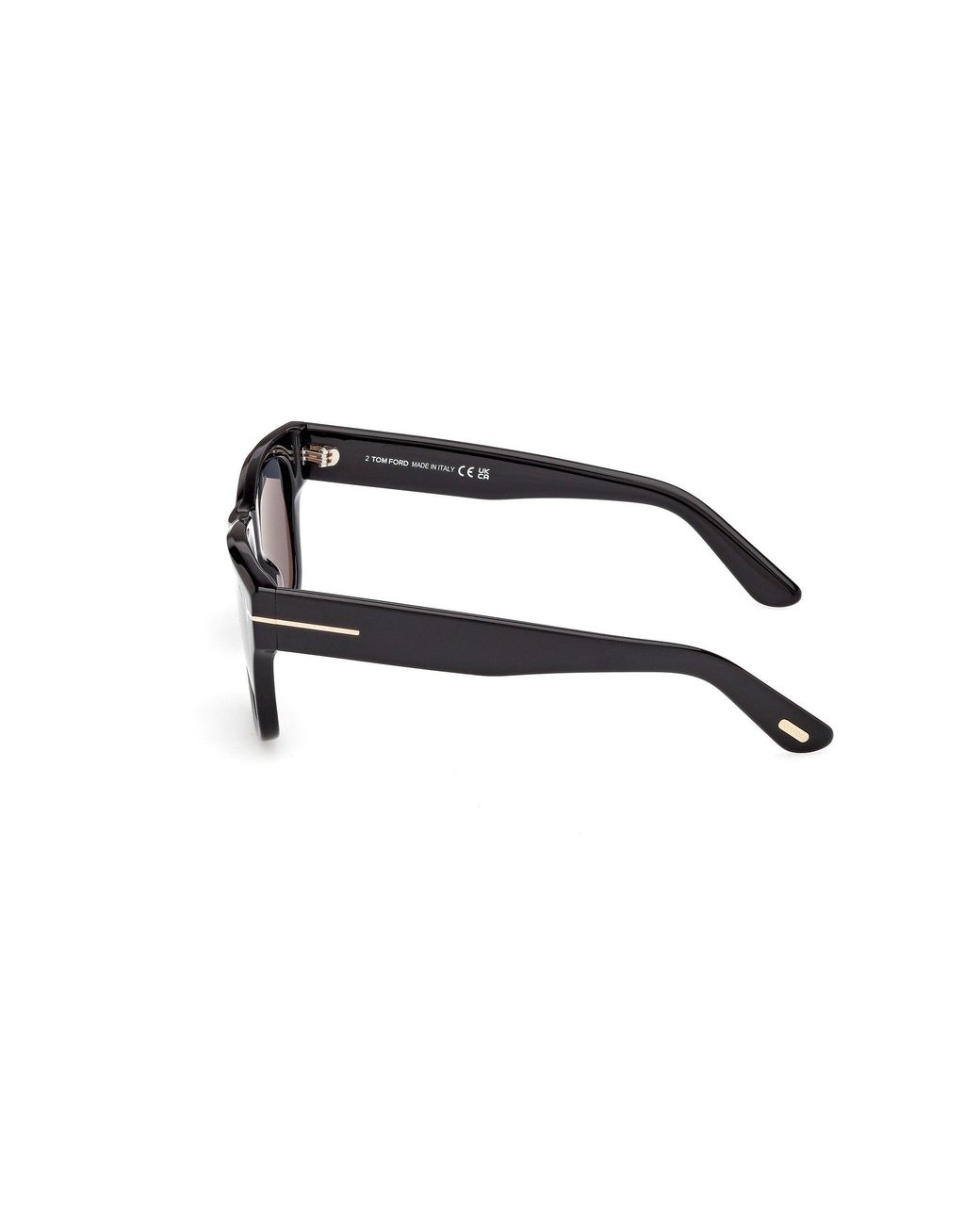 Tom Ford Black Ft1304 Finn-02 01D Sunglasses Acetate Smoke Squared Polarized for men