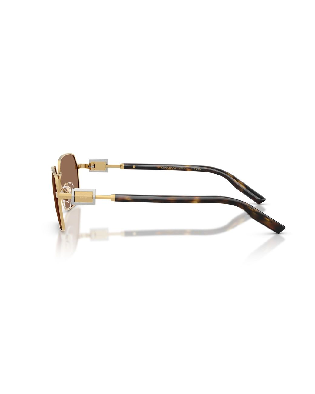 Dolce & Gabbana Black Dg2316 02/73 Sunglasses Metal Squared Normal for men