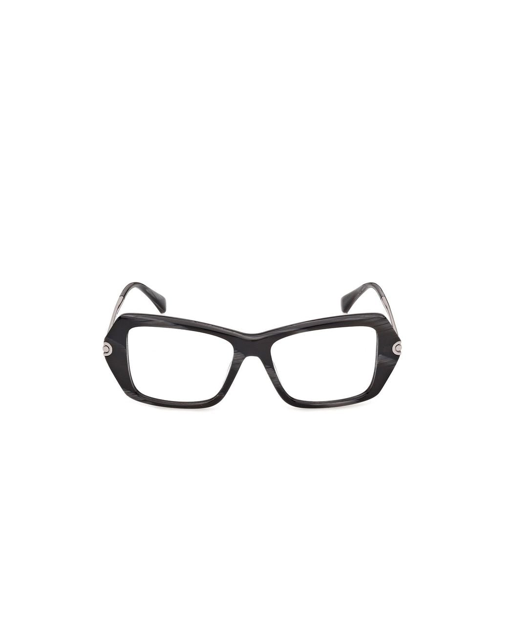 Max Mara Black Mm5255 63 Optical Frames Acetate Squared Normal