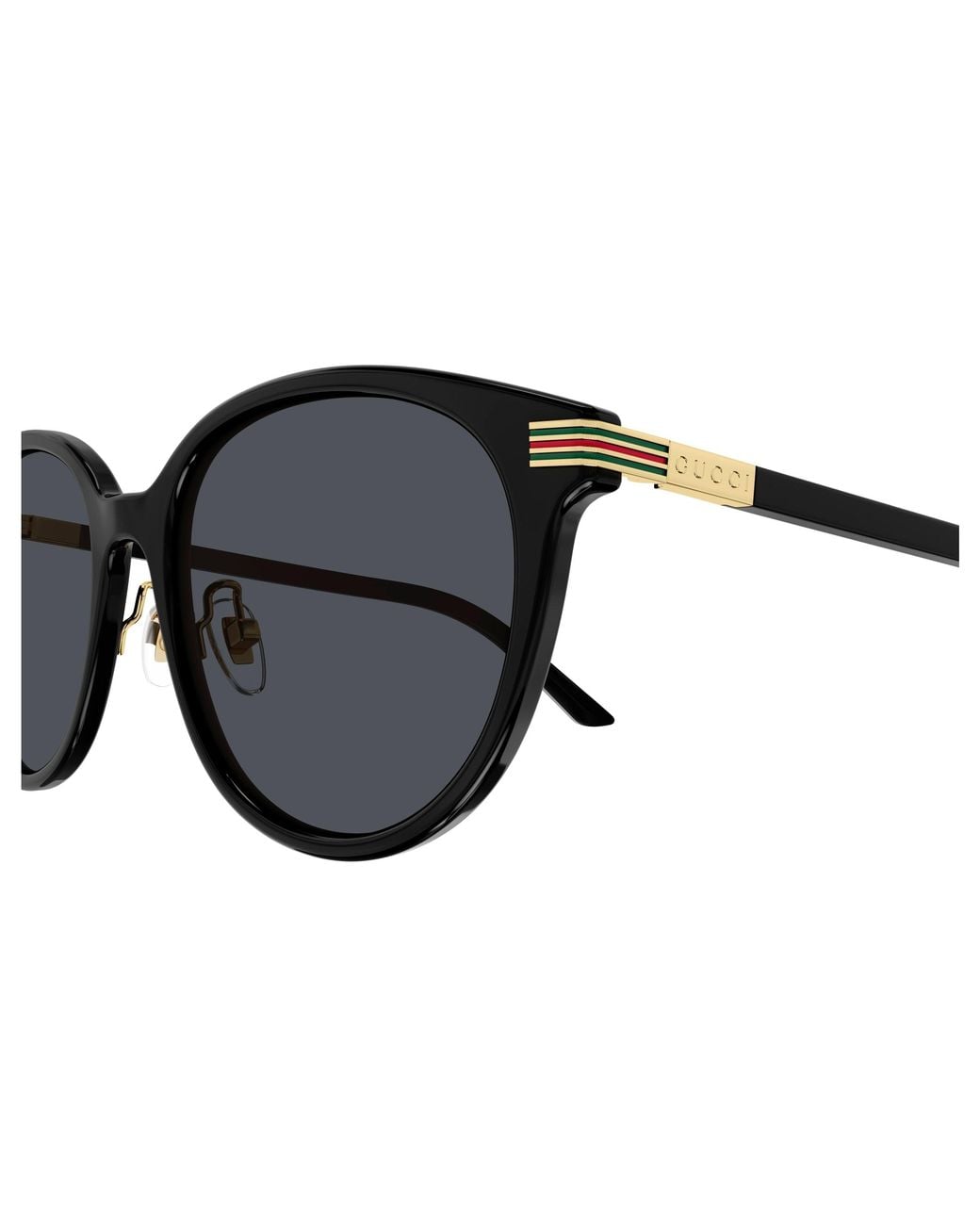 Gucci Black Gg1452Sk 001 Sunglasses Acetate Round