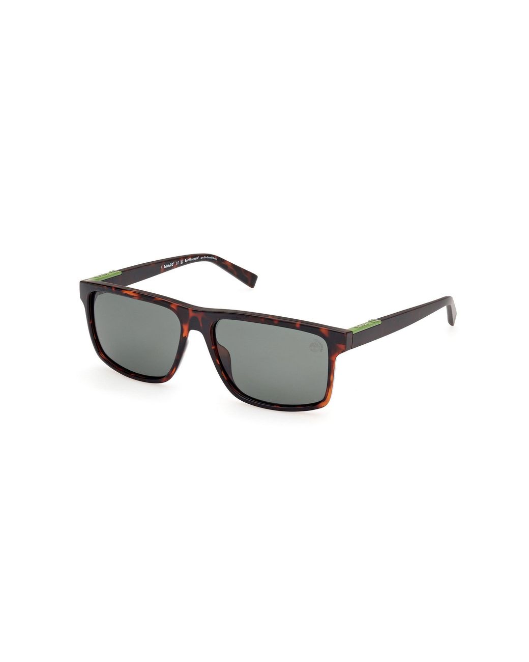 Timberland Black Tb00008 52R Sunglasses Injected Squared Polarized for men