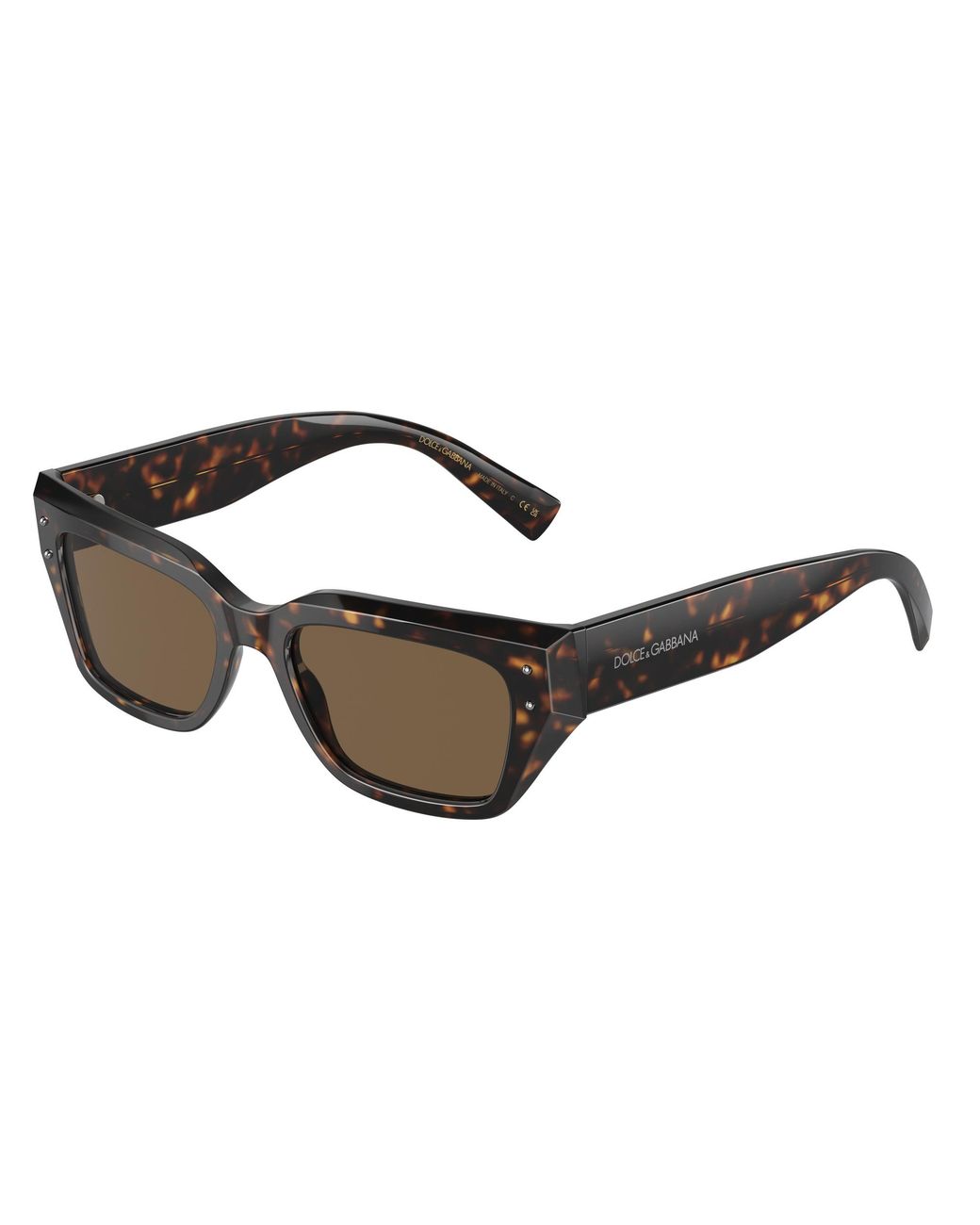 Dolce & Gabbana Black Dg4462 502/73 Sunglasses Acetate Cat Eye Normal