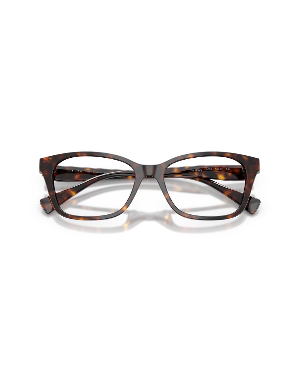 Ralph Lauren Black Ra7202U 5003 Optical Frames Acetate Transparent Geometric Normal