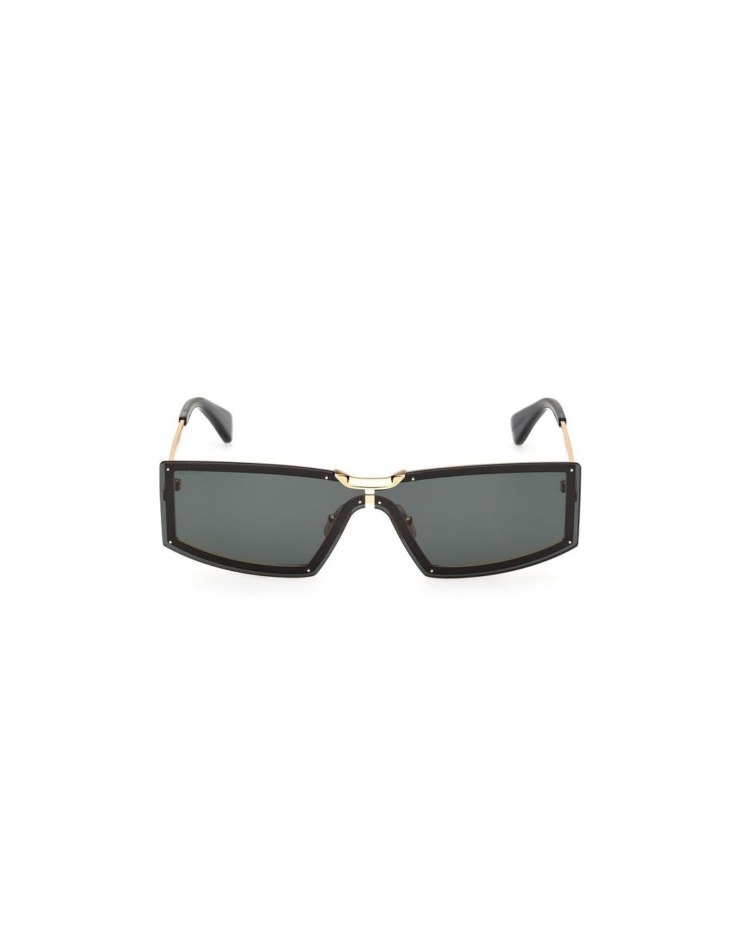 Max Mara Black Mm0118 Miller1 30N Sunglasses Metal Squared Normal