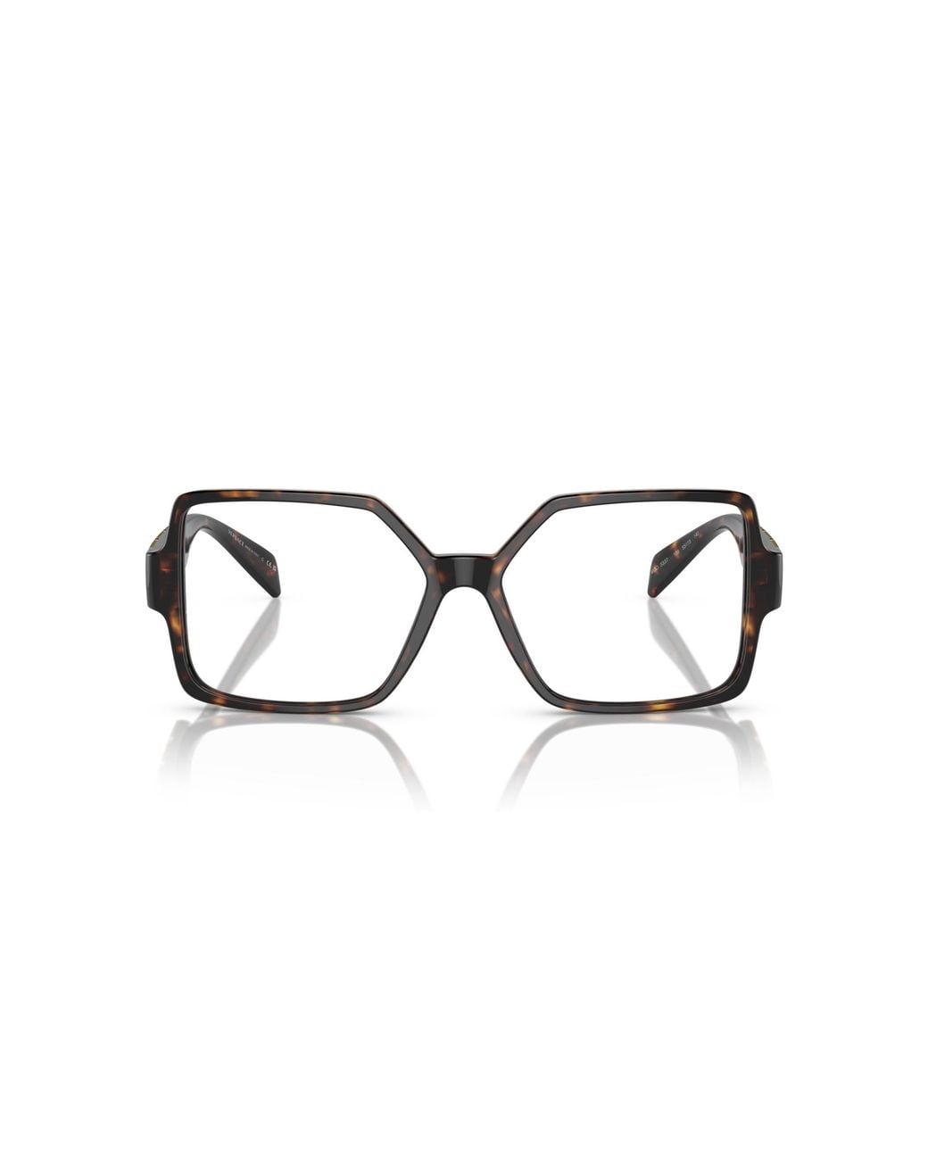 Versace Black Ve3337 108 Optical Frames Acetate Squared