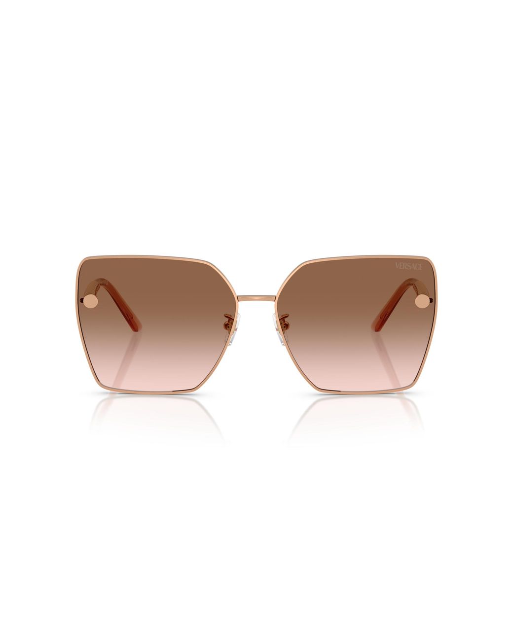 Versace Black Ve2270D 141213 Sunglasses Metal Squared Normal Shaded