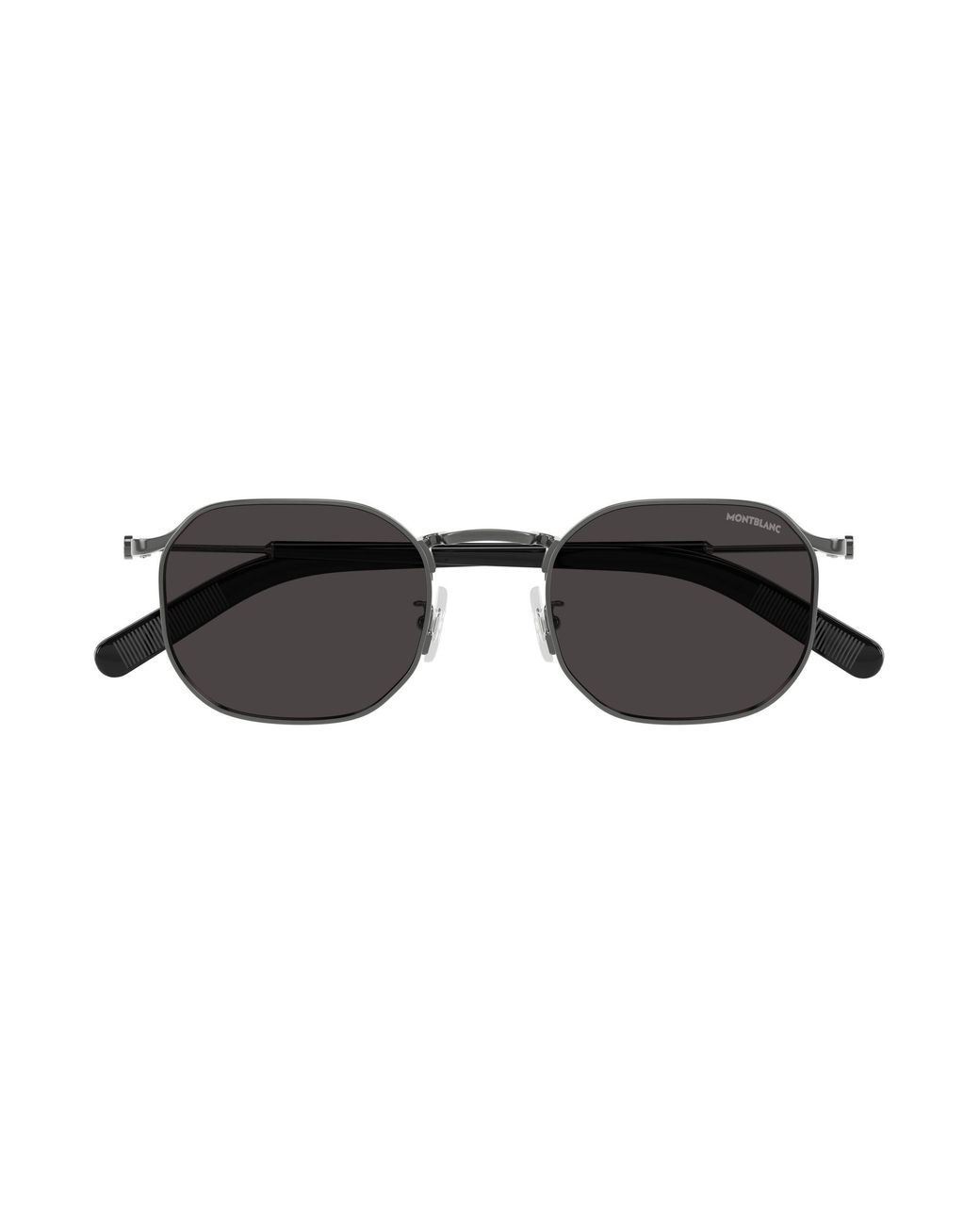 Montblanc Black Mb0459S 001 Sunglasses Metal Geometric for men