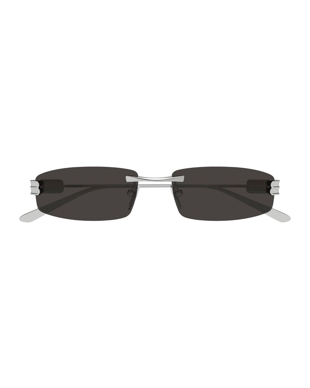 Balenciaga Black Bb0488S 001 Sunglasses Metal Squared for men