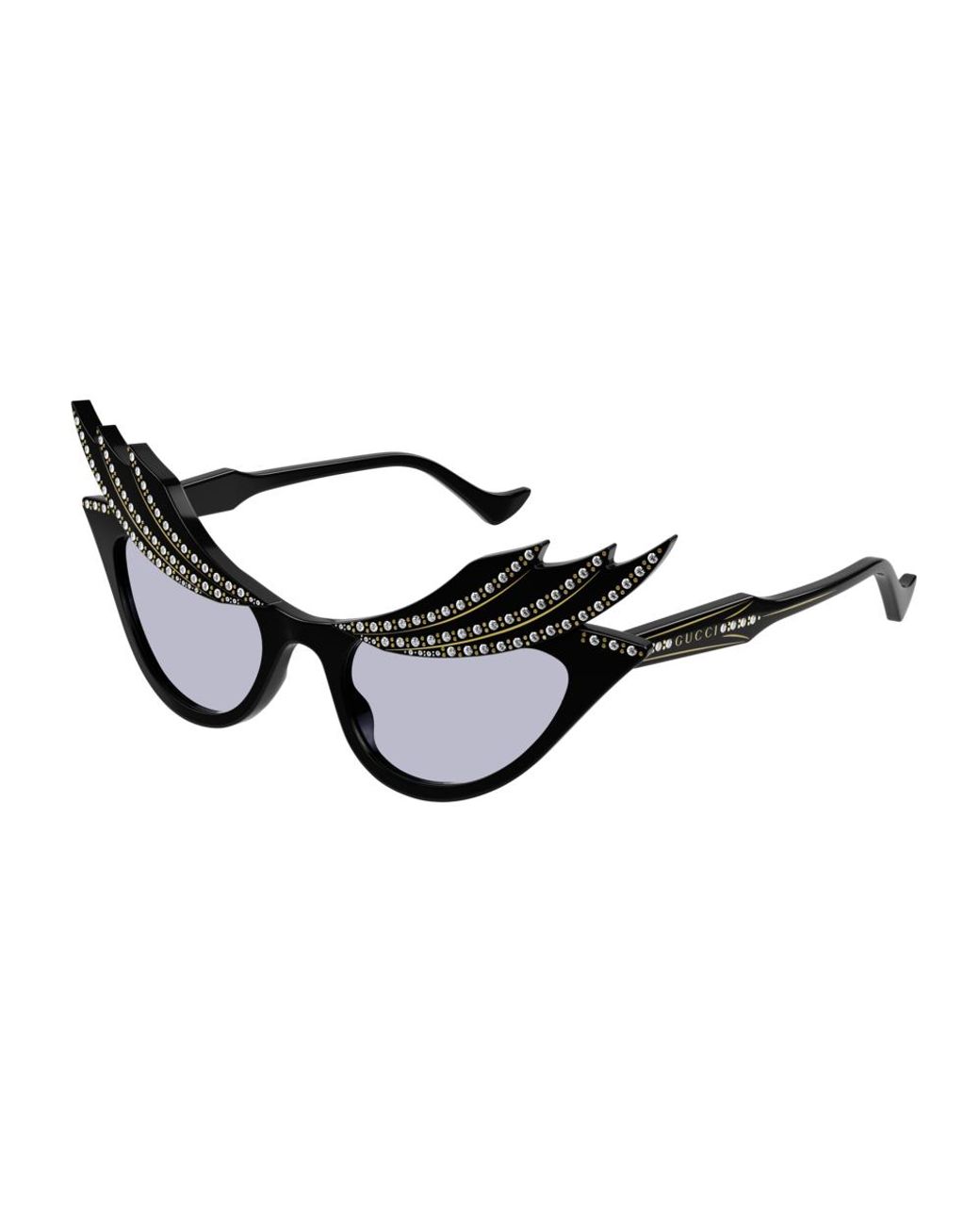 Gucci Black Gg1094S 001 Sunglasses Acetate Cat Eye Normal