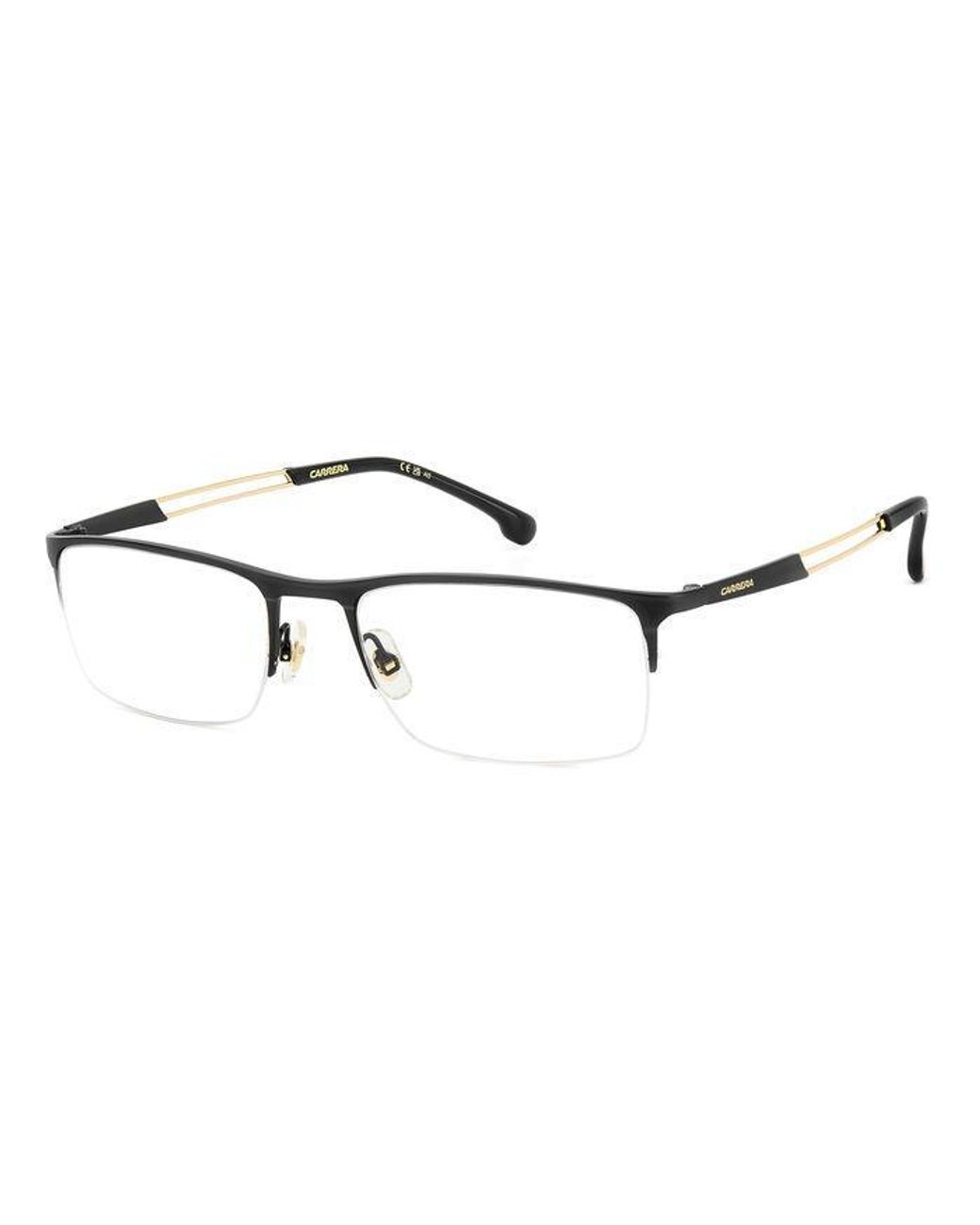 Carrera Black 8899 I46 Optical Frames Metal Squared for men
