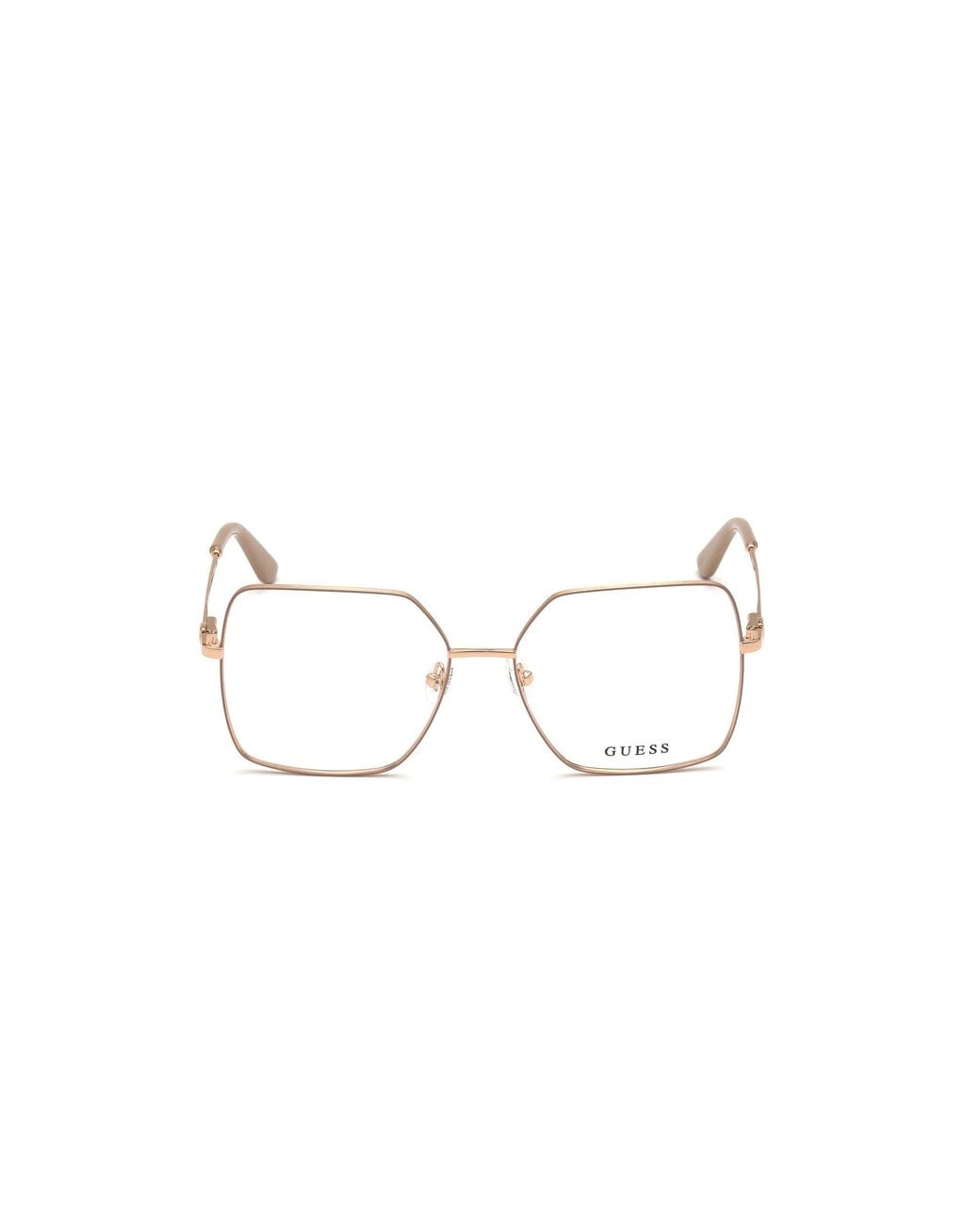 Guess Black Gu2824 059 Optical Frames Metal Squared Normal