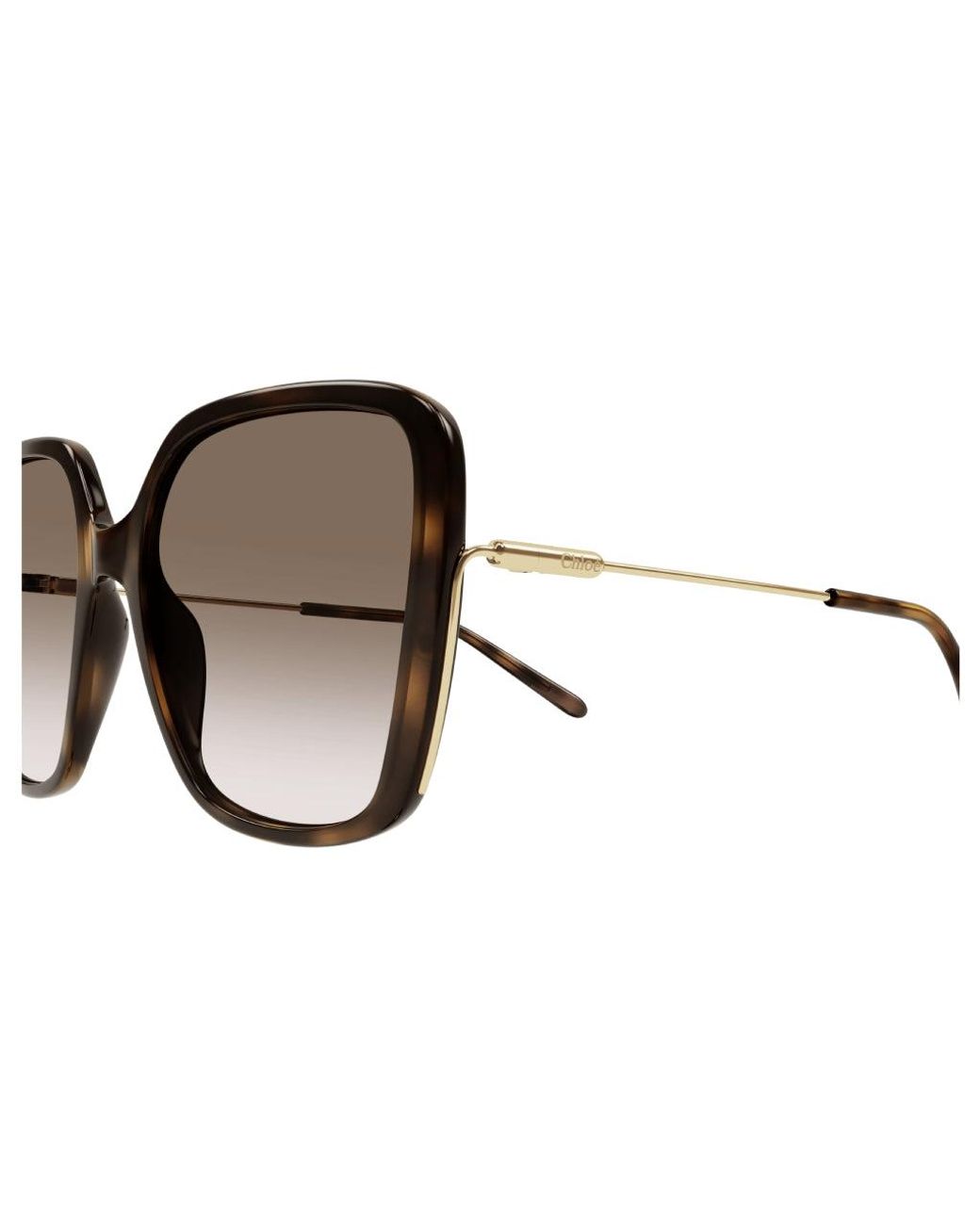 Chloé Black Ch0173S 002 Sunglasses Acetate Squared Shaded