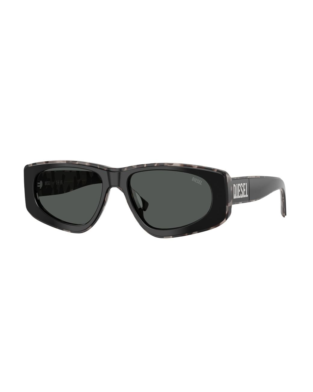 DIESEL Black Dl2021U 206887 Sunglasses Acetate Pillow Normal