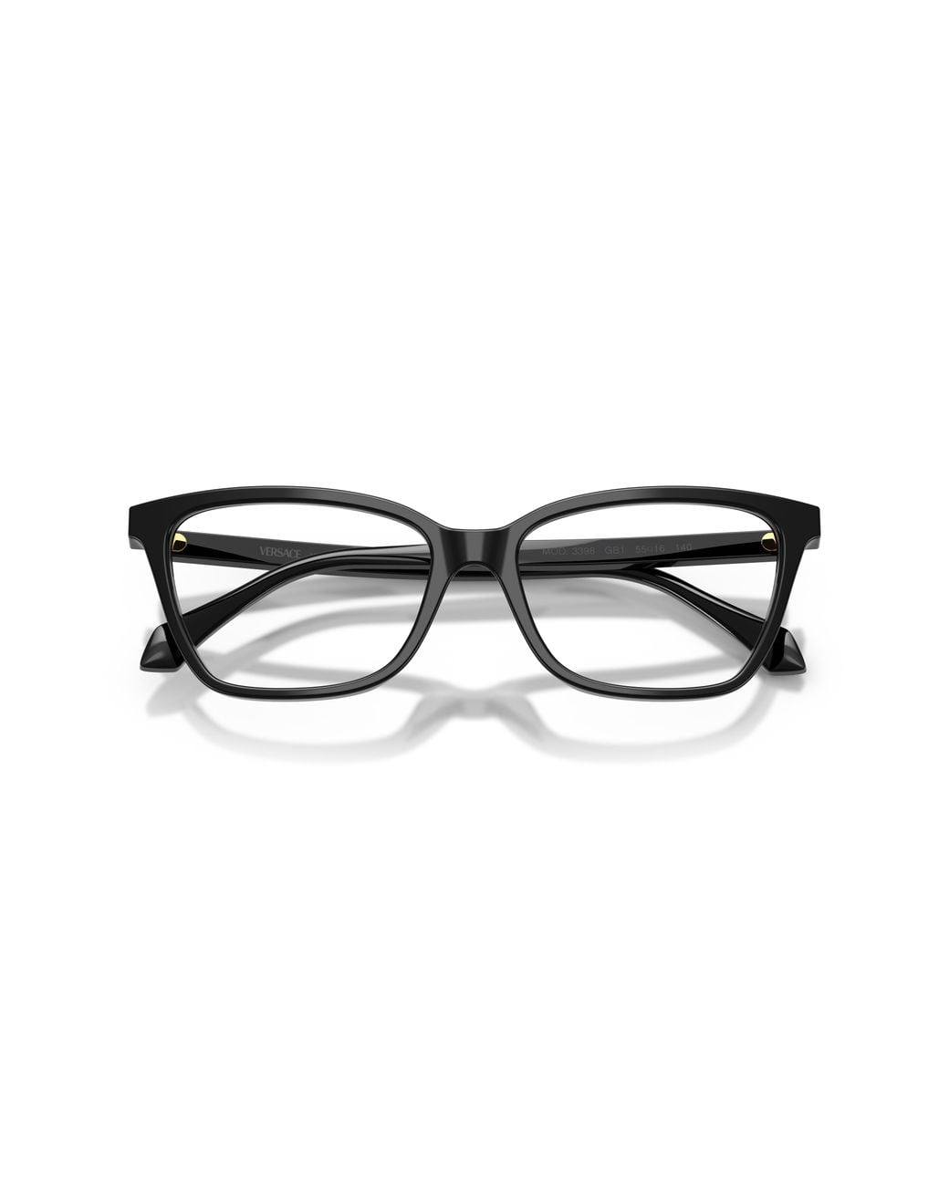 Versace Black Ve3398 Gb1 Optical Frames Acetate Transparent Cat Eye Normal