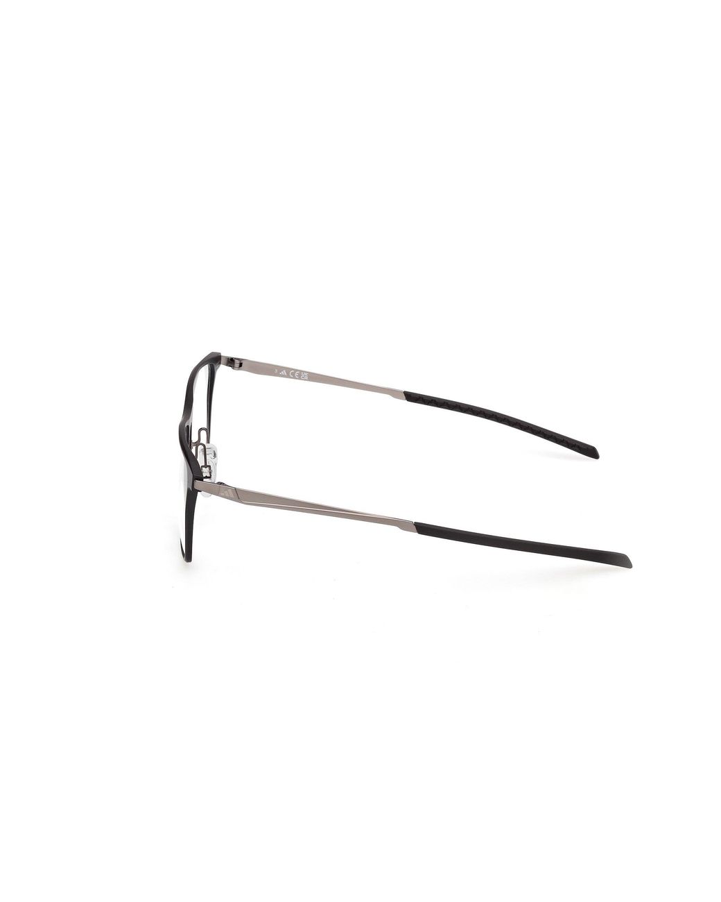Adidas Originals Black Sp5105 002 Optical Frames Metal Squared Normal for men