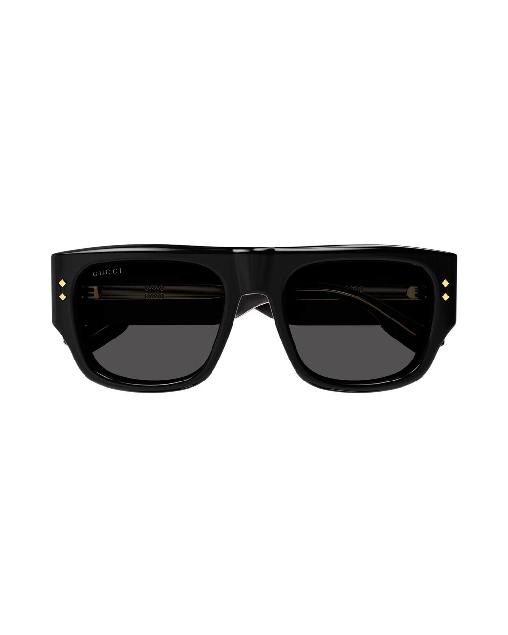 Gucci Black Gg1262S 001 Sunglasses Acetate Squared for men