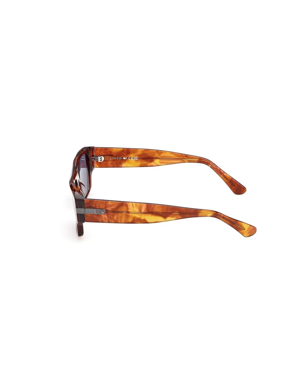 Web Black We0401 50V Sunglasses Acetate Squared Normal for men