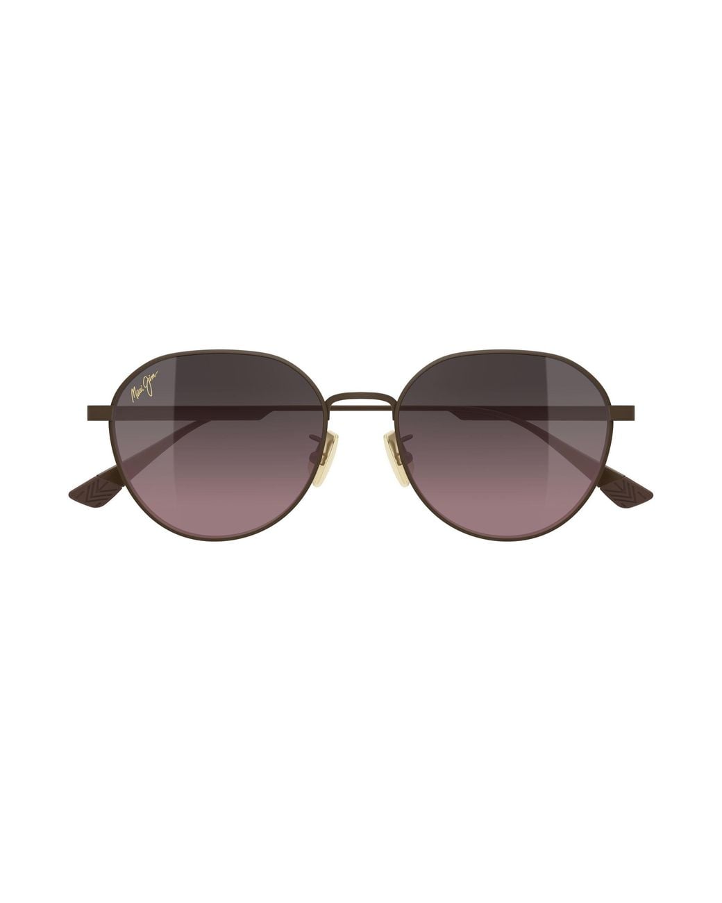 Maui Jim Black Mj0627Sa 002 Occhiali Da Sole Titanio Rosa Rotonda